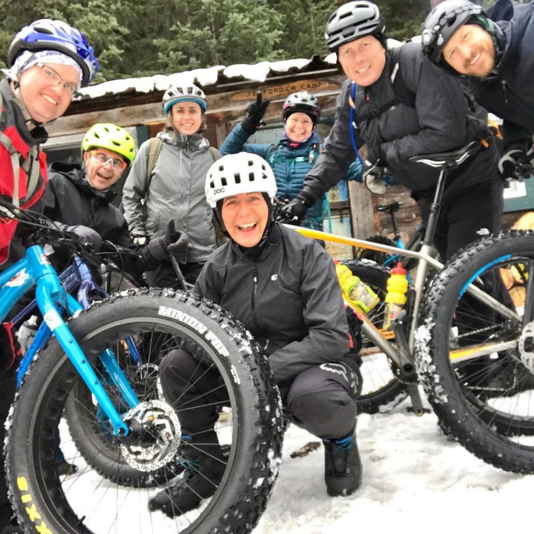GFBD happiness! #Repost @dirtsisters
・・・
Global Fat Bike Day Sparwood 2019 was a…