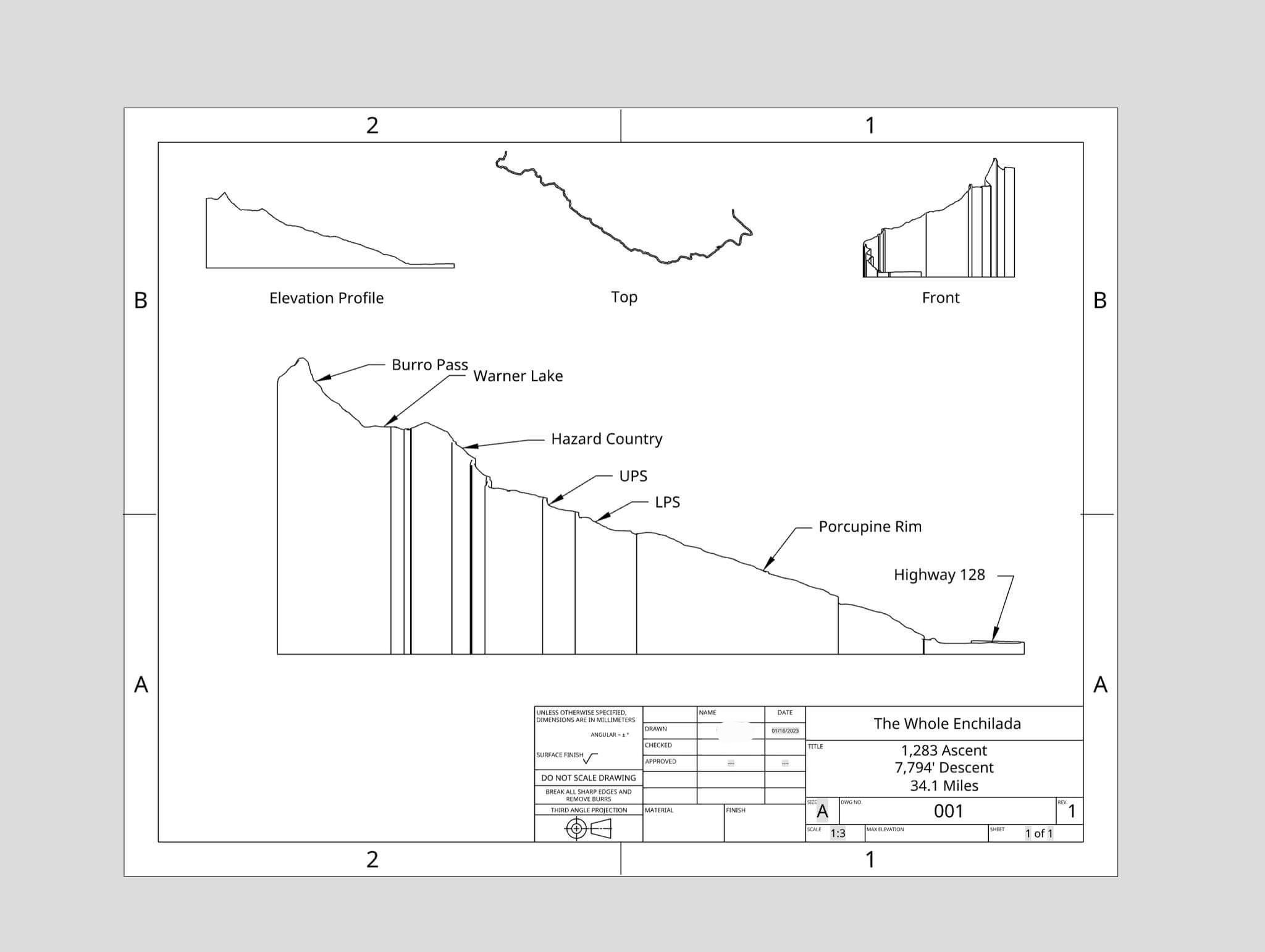 CAD drawing trails. Here’s the Whole Enchilada : mountainbiking