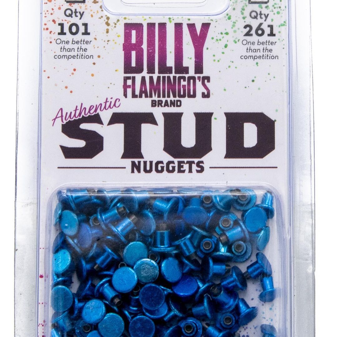 With Billy Flamingo’s Stud Nuggets. Your nails can match your crank, hubs, and s…
