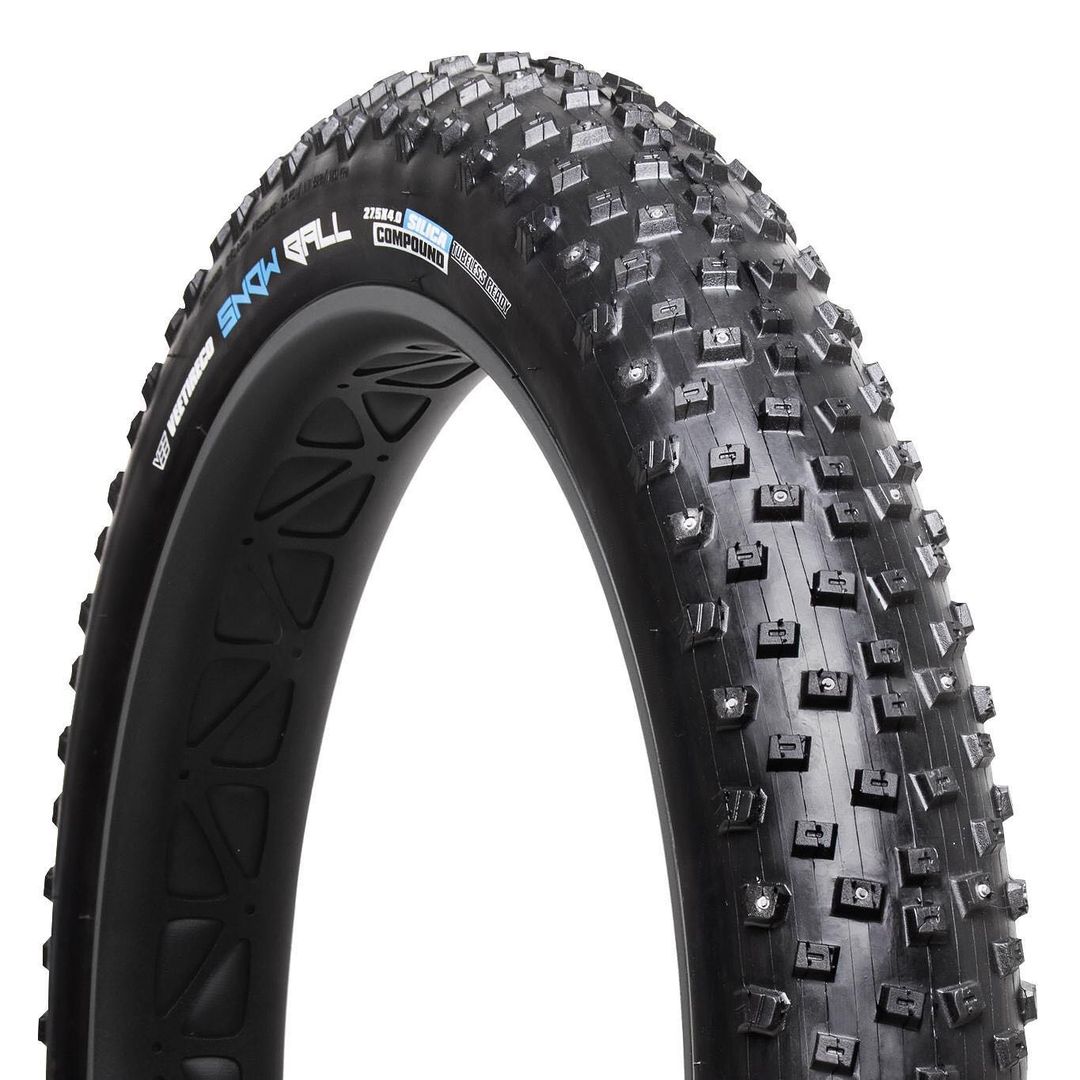 @veetireco has a new studded tire coming out called the Snow Ball. Tubeless read…