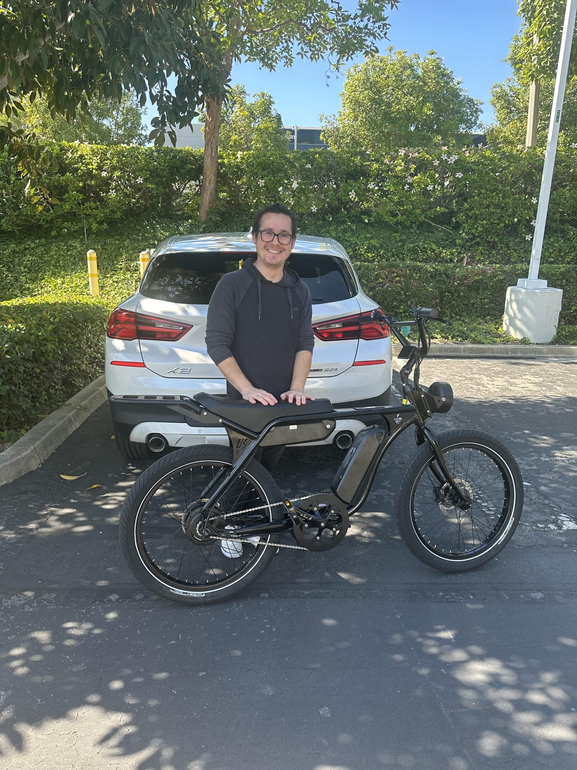 I had a seizure back in June and had my license put on hold. Getting an e-bike changed my life for the better. Here’s my new Stealth Black from ElectricBikeCompany in Newport.